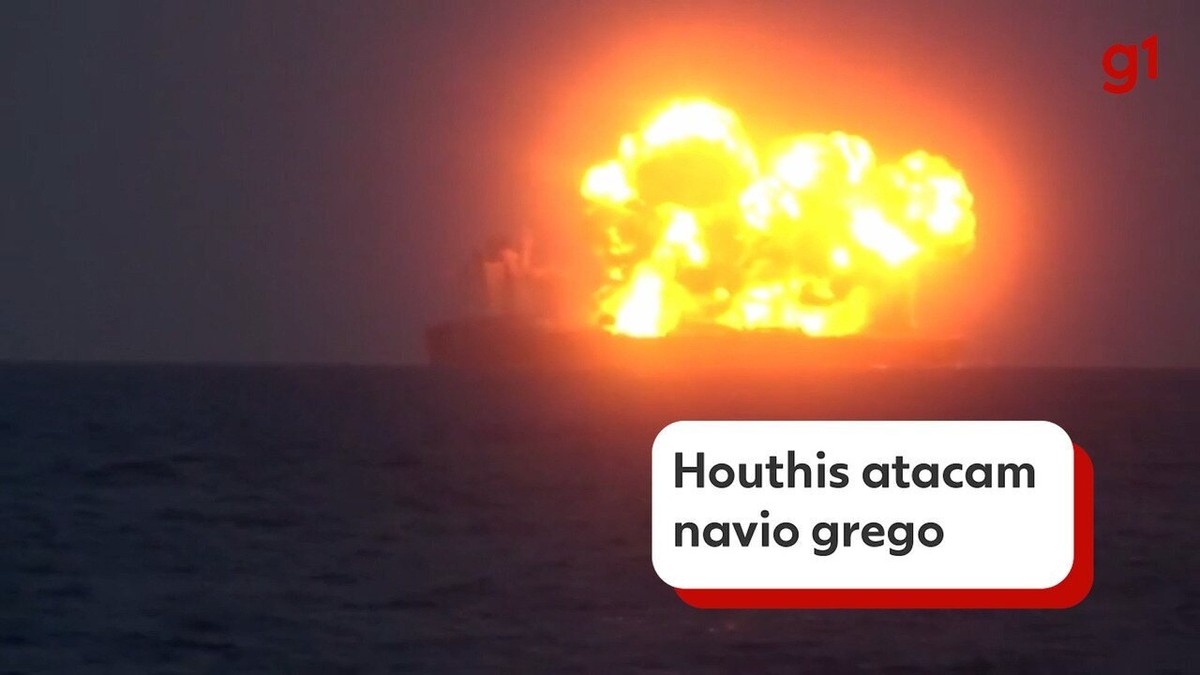 Houthis aceitam trégua no Mar Vermelho para retirada de navio que explodiu após ataque, diz Irã